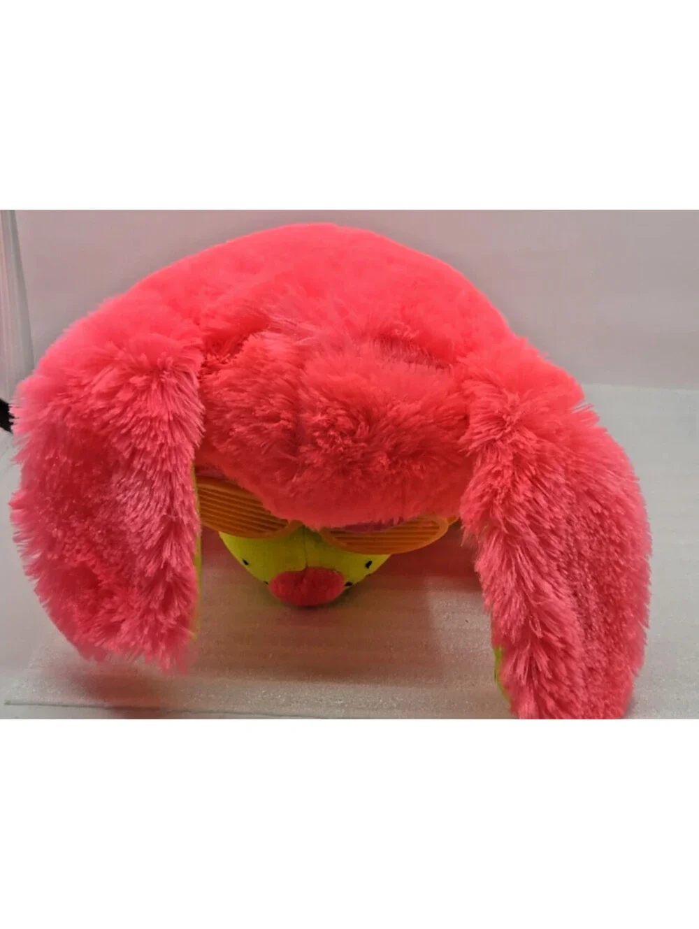 Neon Pink Yellow Bunny Rabbit Wearing Sunglasses 11